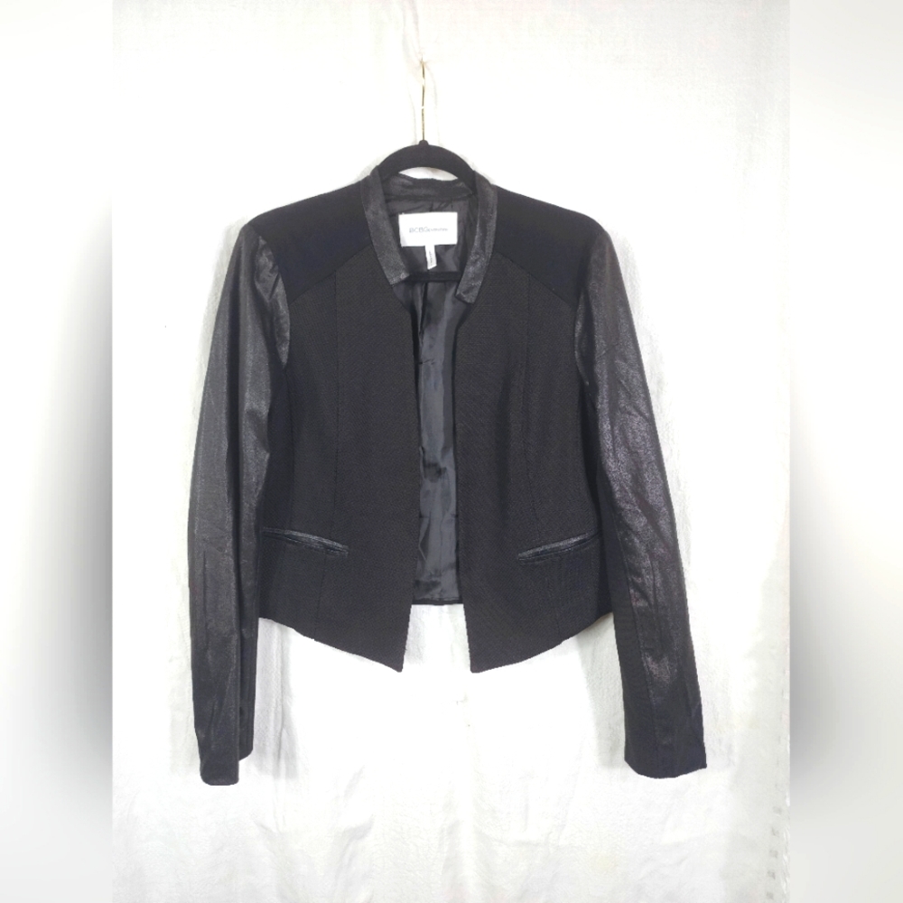 Faux Leather BCBG Jacket